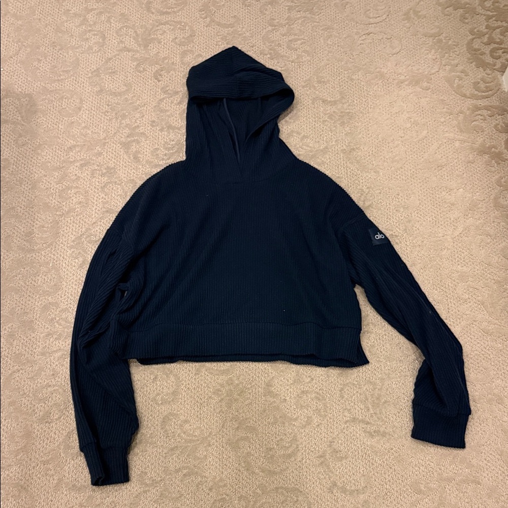Alo Muse Knit Ribbed hoodie